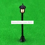 2 PCS Garden Miniature Mini Street Light Sand Table Single Head Light Street Lamp Model, Specification:Hexagon