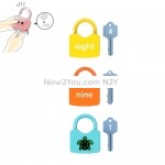 3 PCS Children Alphanumeric and Number Matching Lock Early Educational Toys, Random Style Delivery