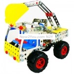 DIY Developmental Toys Puzzle Metal Excavation Vehicles,239pcs