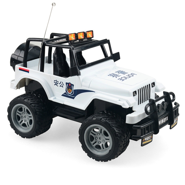 Electric-Children-Four-Way-Remote-Control-Car-Toy-Model-Toy-Proportion-118White-Convertible-Police-Car-6063-TBD0559142401E