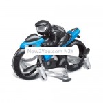 S73 2 in 1 Motorcycle Aircraft Remote Control Flying Toy (Blue)