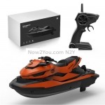 SMRC / M5 Mini Remote Control Boat 2.4G Summer Water Splash Electric Motorboat(Orange)