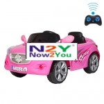[US Warehouse] 12V 2.4GHz Kids Children Double Drive Remote Control Ride On Car Electric Car Stroller (Pink)
