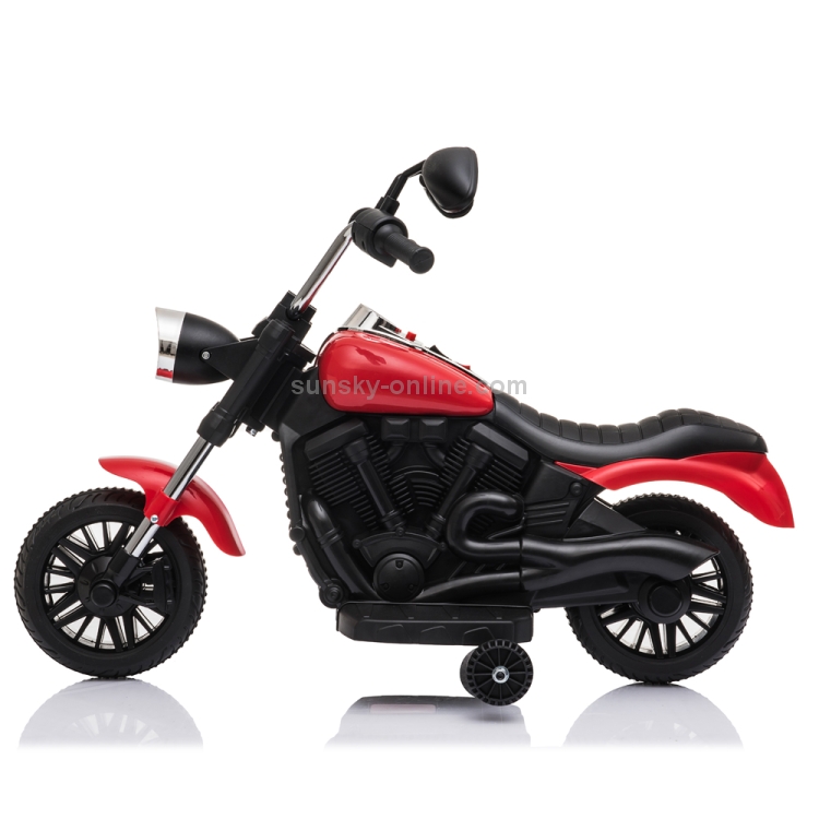 US-Warehouse-6V-Kids-Electric-Ride-On-Car-Single-Drive-Motorcycle-with-Training-WheelsRed-KEV2725RUS