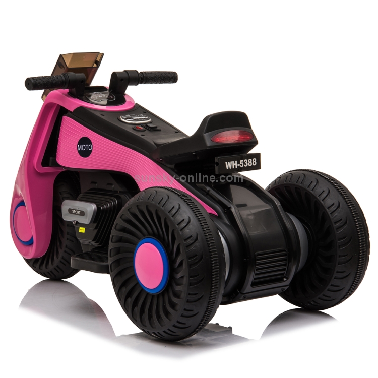 US-Warehouse-Children-Dual-drive-Ride-On-Car-Electric-Three-Wheeled-Motorcycle-Pink-KEV3005FUS