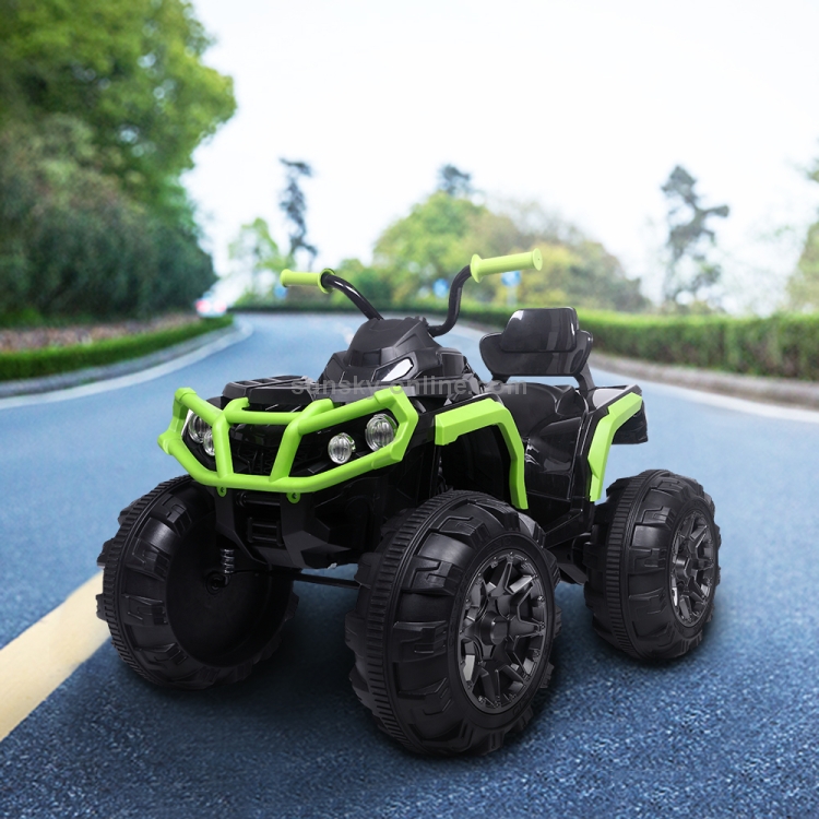 US-Warehouse-Kids-Children-Double-Drive-Ride-On-Car-Electric-Car-ATV-Quad-Toy-Upgraded-Version-Black-Green-KEV3010BGUS