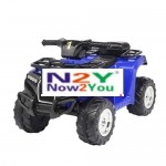 [US Warehouse] LEADZM LZ-5258 Small Beach Bike 6V 4.5AHx1 Single Drive Ride On Car with Music Board (Blue)