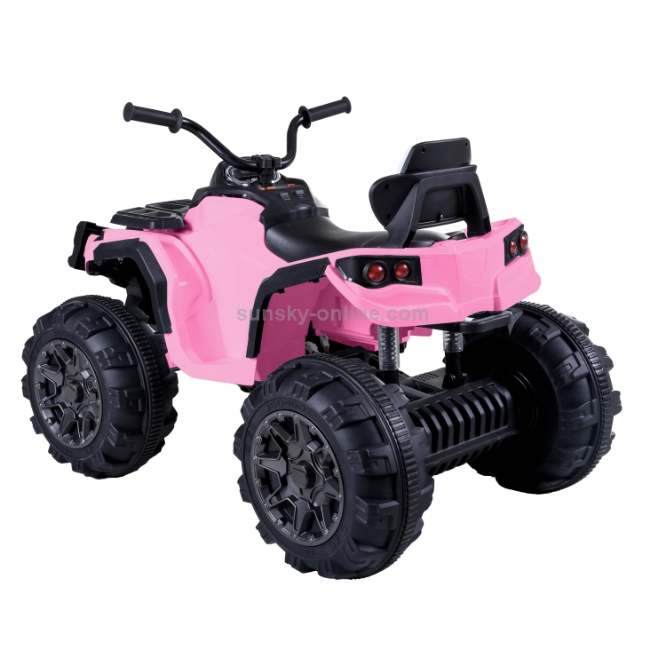 US-Warehouse-LEADZM-LZ-906-45Wx2-12V-7AHx1-ATV-Double-Drive-Children-Car-Ride-On-Car-without-Remote-Control-Pink-KEV2710FUS