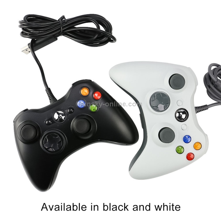 USB-20-Wired-Controller-Gamepad-for-XBOX360-Plug-and-Play-Cable-Length-25mBlack-S-PGP-0124