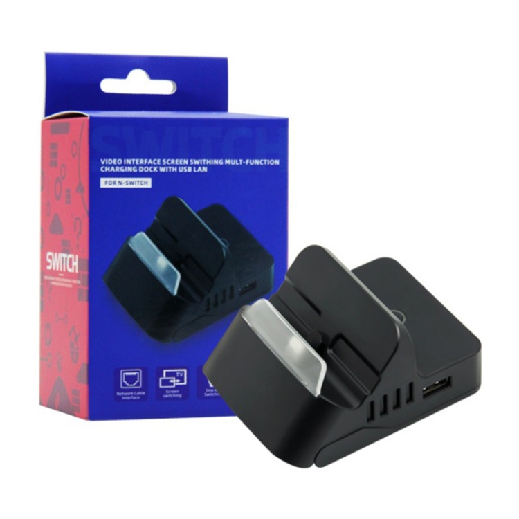 Video Projection Converter Cooling Portable Charging Base For Switch, Color of the product: Network Card - Image 3