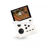 X16 WIFI Version 3.5 inch Screen Mini Handheld Game Console Supports Bluetooth Controller / HDMI / MP3 64G (White)