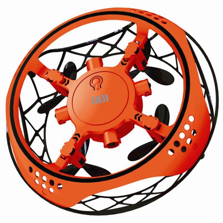 Smart-Hovering-Flying-Saucer-Gesture-Sensing-Four-Axis-Mini-Drone-Watch-Remote-Control-UFO-Sensing-Aircraft-Colour-Orange-Standard-TBD0545192603